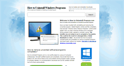 Desktop Screenshot of how-to-uninstall-program.com